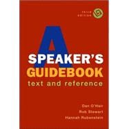 A Speaker's Guidebook; Text and Reference 9780312443184