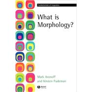 What Is Morphology? 9780631203193