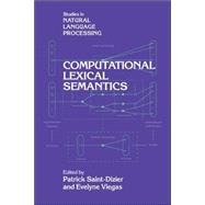 Computational Lexical Semantics