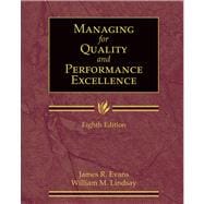 Managing for Quality and Performance Excellence (with Student Web) 9780324783209