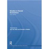 Studies in Social Economics 9781138013209
