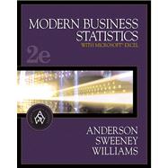 Modern Business Statistics With with InfoTrac (Book with CD-ROM)