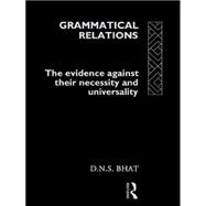 Grammatical Relations