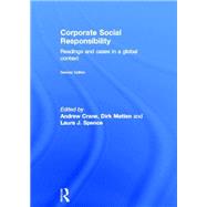 Corporate Social Responsibility: Readings and Cases in a Global Context 9780415683241