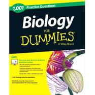 Biology + Free Online Practice Tests: 1,001 Practice Questions for Dummies 9781118853245