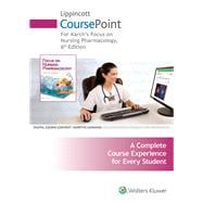 Lippincott CoursePoint for Focus on Nursing Pharmacology 9781469873251