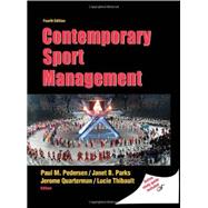 Contemporary Sport Management eBook/Online SG Pkg-4th Edition-K 9780736093262