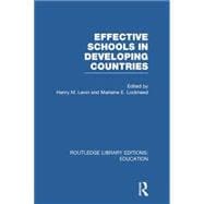 Effective Schools in Developing Countries 9780415753265