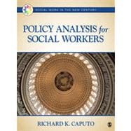 Policy Analysis for Social Workers 9781452203270