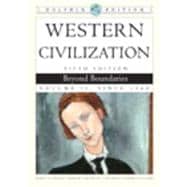 Western Civilization Beyond Boundaries, Dolphin Edition, Volume II 9780547193274