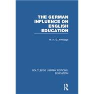 German Influence on English Education 9780415753289