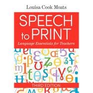 Speech to Print 9781681253305