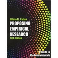 Proposing Empirical Research 9781936523306