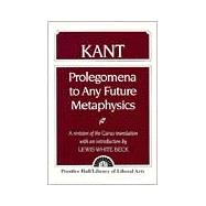 Kant Prolegomena to Any Future Metaphysics