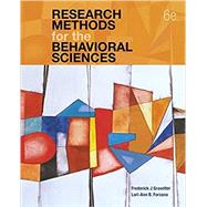 Research Methods for the Behavioral Sciences 9781337613316