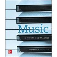Music in Theory and Practice Volume 2 9780077493325