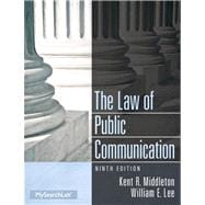 The Law of Public Communication 9780205913336