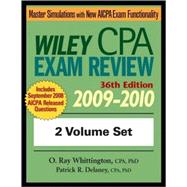 Wiley CPA Examination Review, 36th Edition 2009-2010, Set, 36th Edition 2009-2010 9780470453346