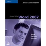 Microsoft Office Word 2007: Complete Concepts and Techniques 9781418843373