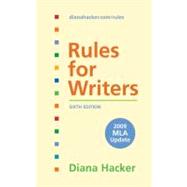 Rules for Writers with 2009 MLA Update 9780312593391