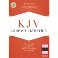 KJV Compact Ultrathin Bible, Pink/Brown LeatherTouch 9781433603396