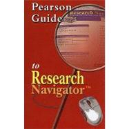 Pearson Guide to Research Navigator 9780205633401