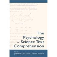 The Psychology of Science Text Comprehension 9781138833401