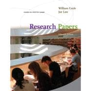 Research Papers, 15th Edition 9781133373407