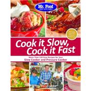 Mr. Food Test Kitchen Cook It Slow, Cook It Fast: More Than 150 Easy Recipes for Your Slow Cooker and Pressure Cooker 9780991193424
