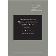 Cases and Materials on Modern Antitrust Law and Its Origins 9780314283436