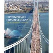 Contemporary Human Geography Culture, Globalization, Landscape 9781464133442