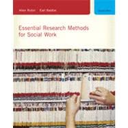 Essential Research Methods for Social Work, 2nd Edition 9781133333456