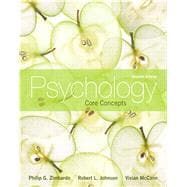 Psychology : Core Concepts 9780205183463