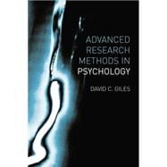Advanced Research Methods in Psychology 9780415653466