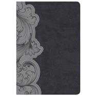 HCSB Study Bible Personal Size, Smoke/Slate LeatherTouch 9781433613470