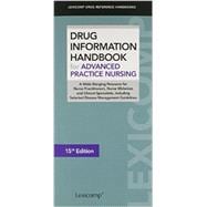 Drug Information Handbook for Advanced Practice Nursing 9781591953470