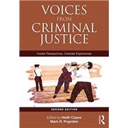 Voices from Criminal Justice: Insider Perspectives, Outsider Experiences 9781138193475