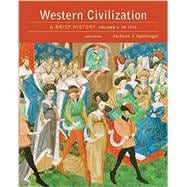 Western Civilization: A Brief History, Volume I: To 1715 9781305633476