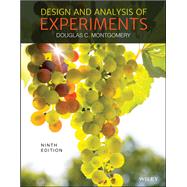DESIGN & ANALYSIS OF EXPERIMENTS 9781119113478