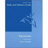 Student Solutions Guide for Larson/Hostetler, Precalculus, 7th 9780618643479