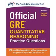 Official GRE Quantitative Reasoning Practice Questions, Second Edition, Volume 1 9781259863509