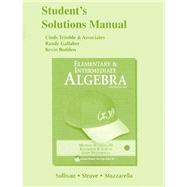 Student Solutions Manual for Elementary & Intermediate Algebra 9780321593511