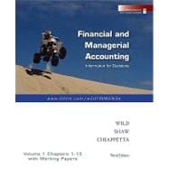 Financial and Managerial Accounting Vol. 1 (Ch. 1-13) softcover with Working Papers + Best Buy Annual Report 9780077303518