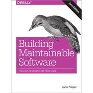 Building Maintainable Software, Java Edition 9781491953525