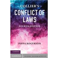 Collier's Conflict of Laws 9780521513531