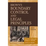 Brown's Boundary Control and Legal Principles 9780470183540