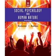 Social Psychology and Human Nature, Brief 9781305673540
