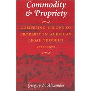 Commodity & Propriety