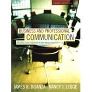 Business And Professional Communication: Plans, Processes, And Performance 9780205453559