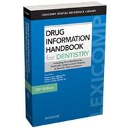 Drug Information Handbook for Dentistry 9781591953562